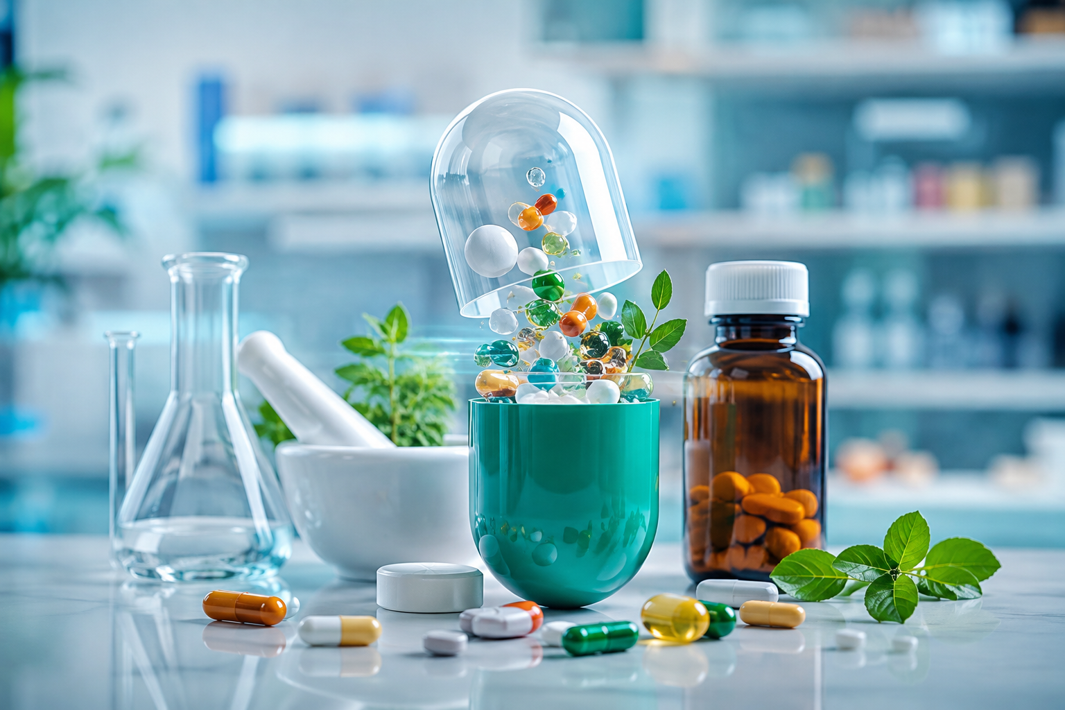 Pharmacy students learning